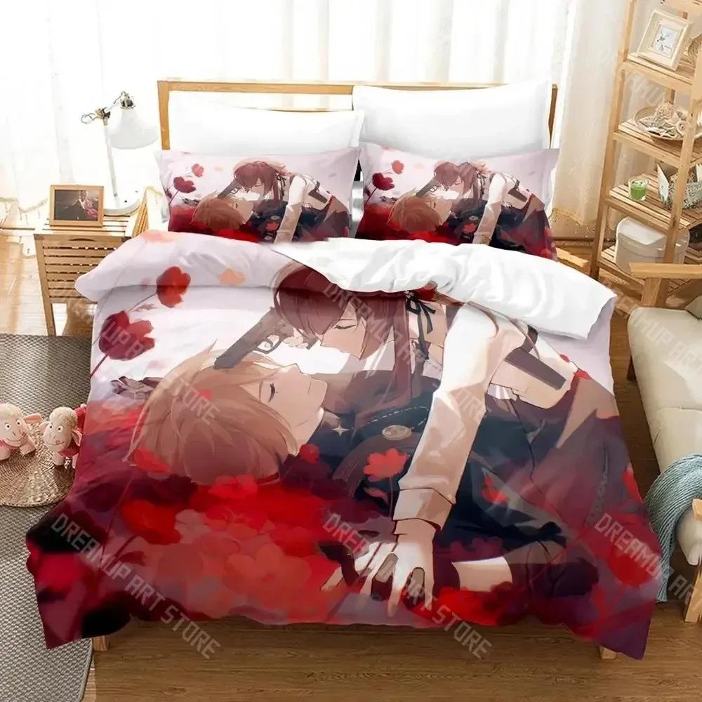 3D Print Project SEKAI Hoshino Ichika Bedding Set Boys Girls Twin Queen Size Duvet Cover Pillowcase Bed Kids Adult
