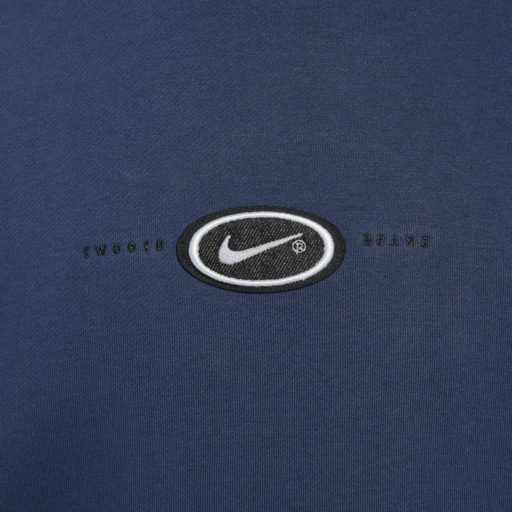 Nike KOSTON Minimalist Style Fleece Lined Pullover Crew Neck Long Sleeved Sweatshirt Men's HV0248-410