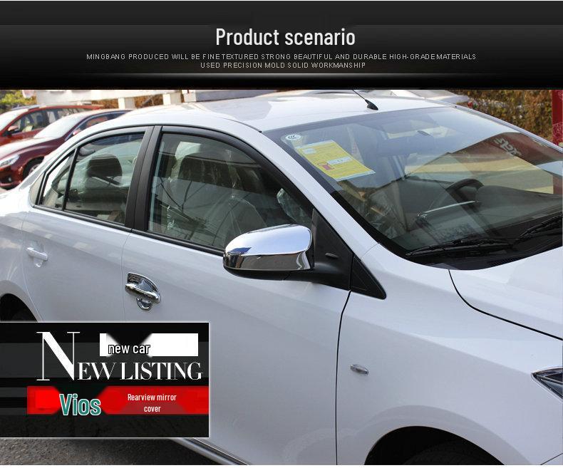 2014-17 Vios Osłona lusterka wstecznego, ABS Galwanizowana skorupa