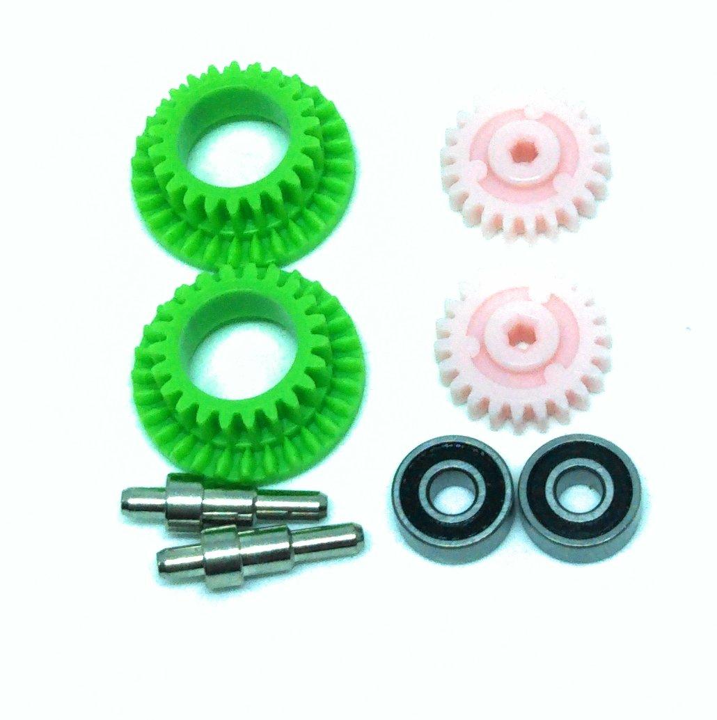 

Mini 4WD floating gear set double shaft Chaos-seed