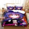 3D Anime Dark Gathering Bedding Set Duvet Cover Bed Set Quilt Cover Pillowcase Comforter King Queen Size Boys Adult Bedding Set