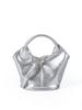 Fashion Basket Tote Bag Black Women's Handbags Retro Commuter Shoulder Crossbody Bag Pu Leather Fan-Shaped Bucket Bag Sac A Main