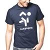 T-shirt da uomo e da donna Jumper Jumpstyle Hardstyle DJ Musica da ballo Musica Danza Danza Jump Cult
