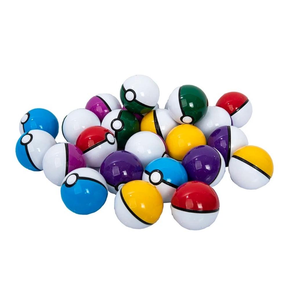 New 24Pcs /Set 5Cm  Pokeball Model Anime Figure Pikachu Pocket Monster Pet Elf Cute Dolls Toys