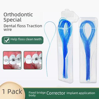 Orthodontisch Flosdraad Inrijgapparaat voor Beugels - Staaldraad Tractie, 35 Dozen.