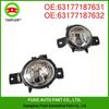 Front Fog Lights for BMW X6 E71 E72 - Left & Right Bumper Lights 63177187631/632