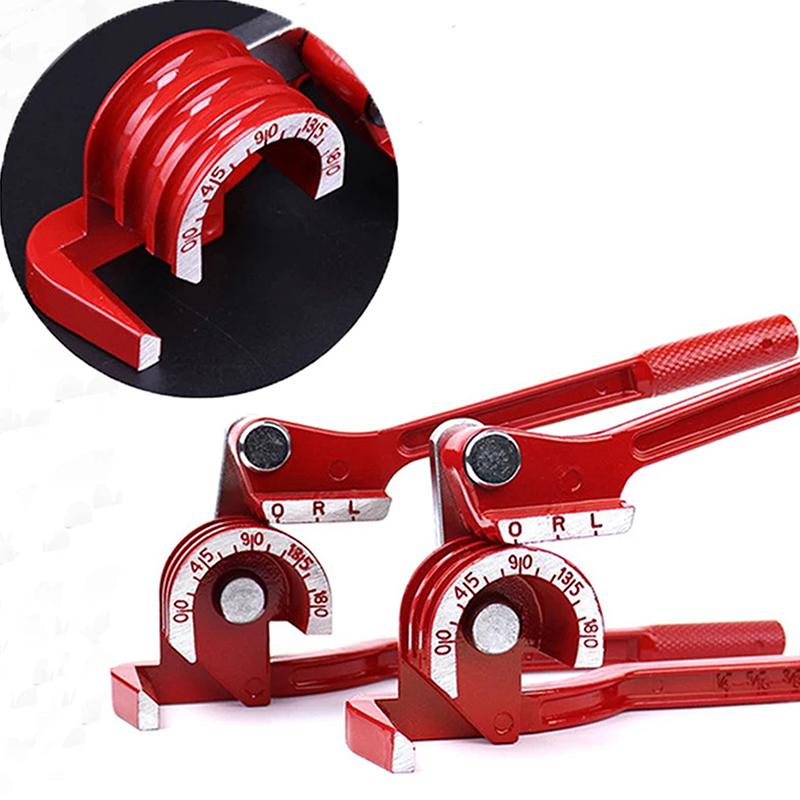 Bender 1/4" 5/16" 3/8" Brake Pipe Rolling Brass Copper Tube Pipe Manual Bending Tool Type Fuel Brake Pipe Bender Hand Tool