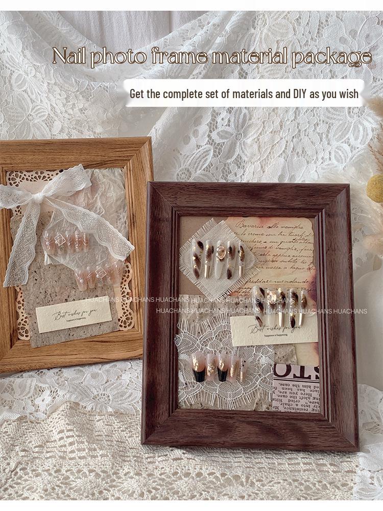 7-Inch DIY Nail Art Display Frame & Journal Stand