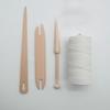 Loom Weaving Warp Thread Knitting Machine Cotton Wire Warp Wire Pure Cotton Wire Diameter 1mm Set