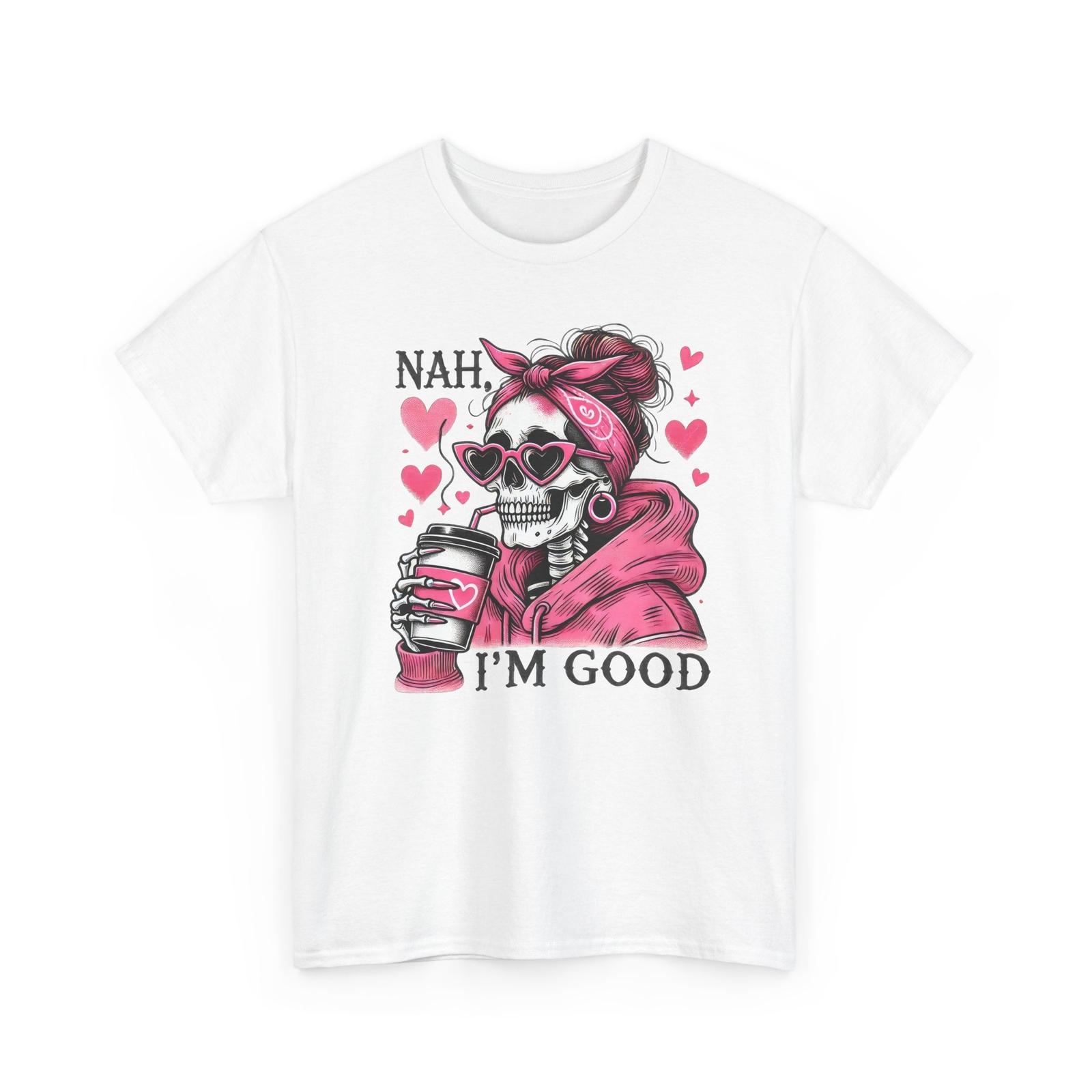 Coffee Wizard T-Shirt | Funny Magic Nah Im Good Skeleton Shirt S