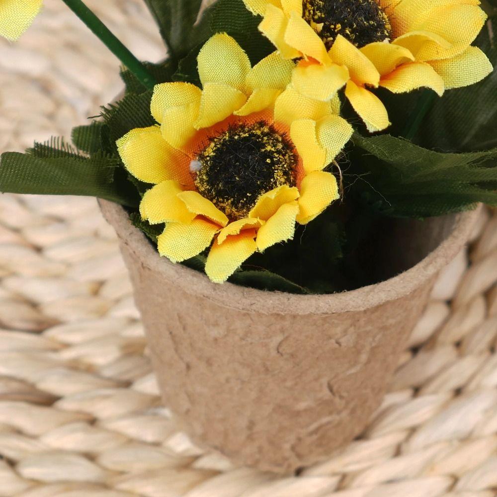 10Pcs Seed Tray Planting Seed Nursery Cup Environmental Protection Round Peat Pot