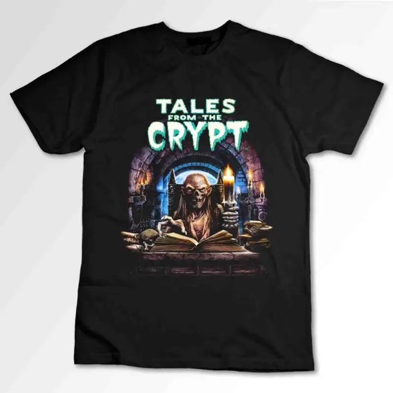 Tales From The Crypt Anime Summer Personality T-shirt High-Quality 100% Cotton Streetwear Printed Graphic Top