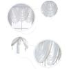 Sheer Rod Pocket Window Valance Drape with Delicate Laces and Beads for Adding Elegances To Any Room