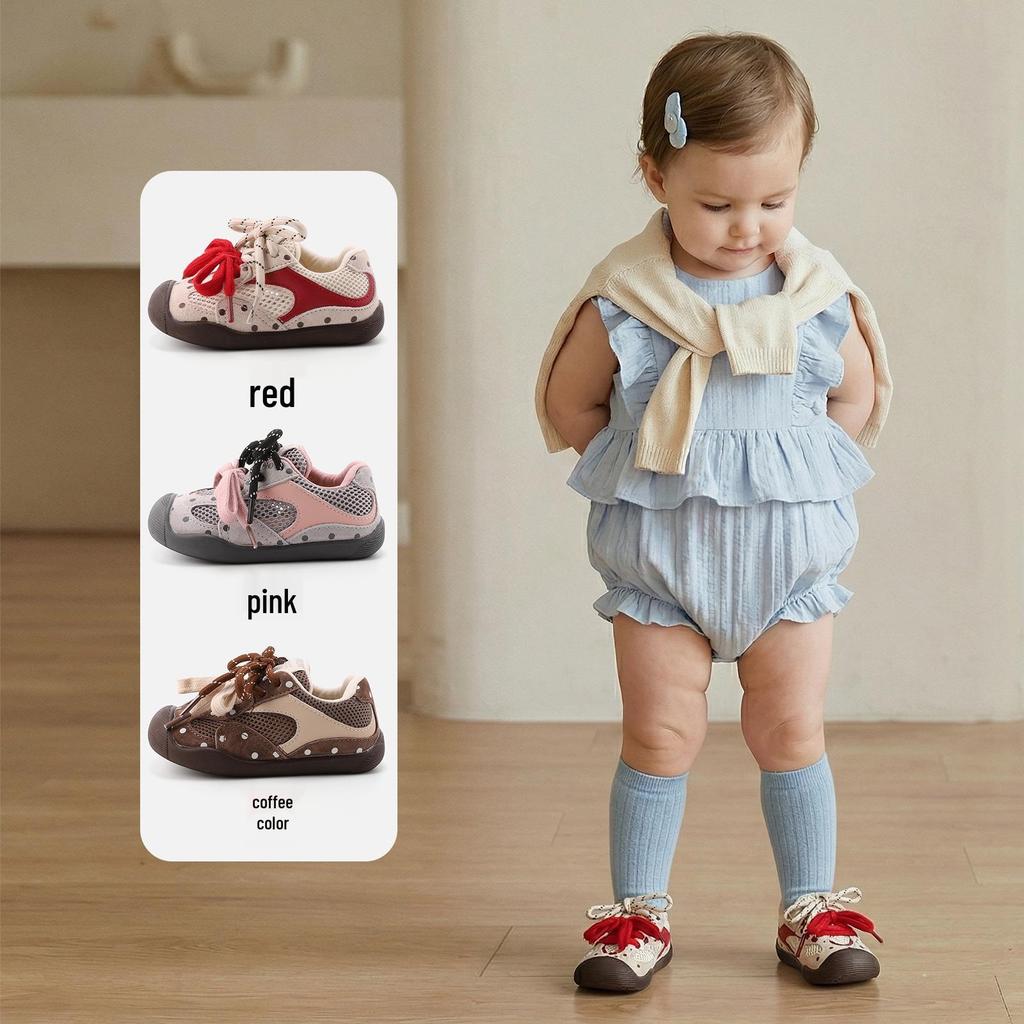 Spring Breathable Mesh Shoes for Boys & Girls, Ages 2-6