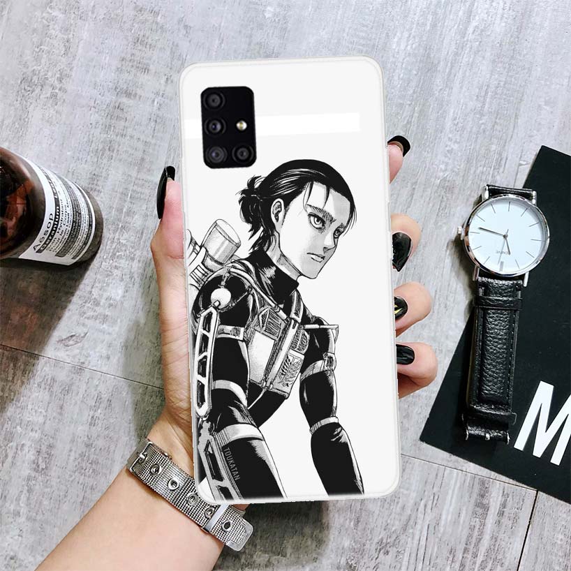 

Чехол для телефона «Атака Титанов» с изображением аниме «Эрен» для Samsung Galaxy A12 A22 A32 A42 A52 A72 A51 A71 5G A41 A31 A21 A02S M12 M21 M31 M30S Samsung A71 5G