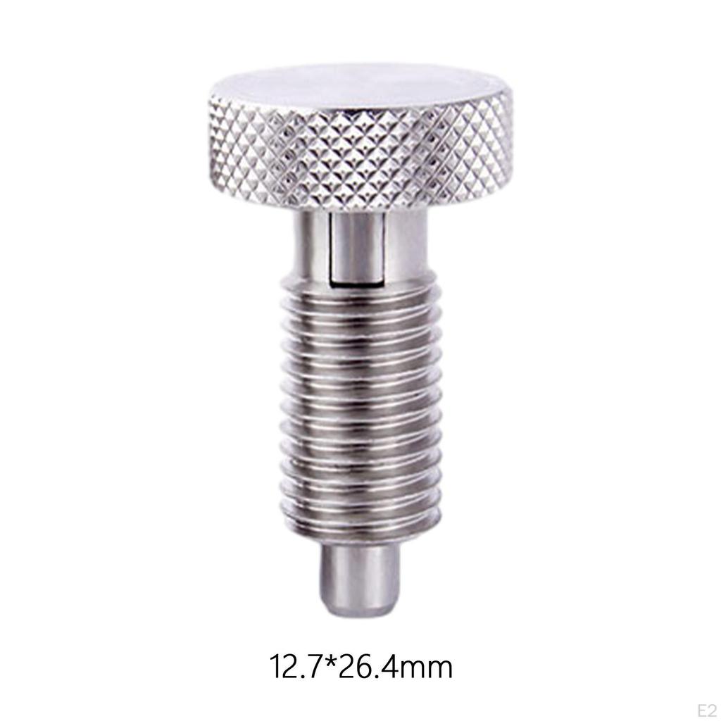 Hand Retractable Spring Plunger with Knurled Handle Quick Release Pins Portable Manual Extension