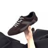 Mens Retro Style Lace-Up Comfortable Casual Shoes Daily Wear Lightweight Rubber Sole Breathable Upper