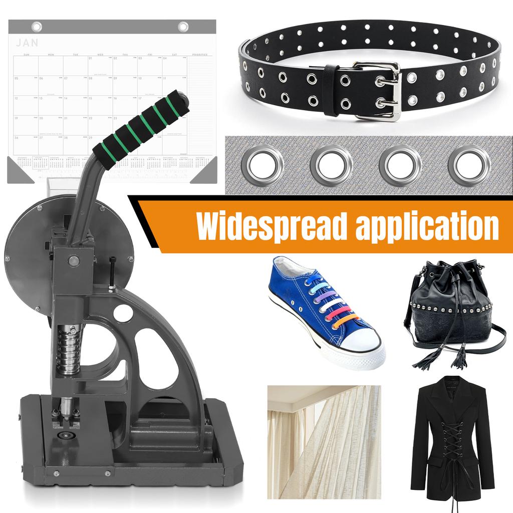 Semi Automatic 8mm Tarpaulin Eyelet Press Buckle Making Grommet Machine Punching Machine Fabric Leather Banners DIY Puncher