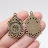 Accessoires Pièces Connecteur Boucle d'Oreille Rond Multi-Trous Fournitures de Bijoux de Mariage ZA044