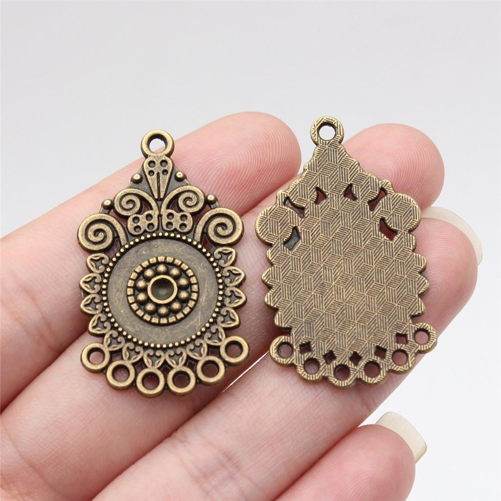 Accessoires Pièces Connecteur Boucle d'Oreille Rond Multi-Trous Fournitures de Bijoux de Mariage ZA044