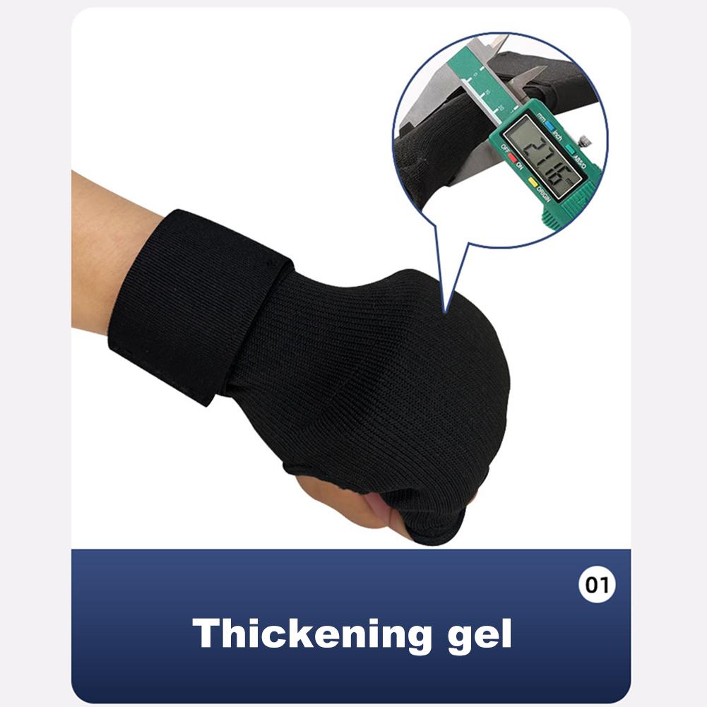 Gel Boxing Gloves Half Finger Boxing Hand Wrap Inner Gloves Fist Hand Protection Gloves Boxing Training Accessories