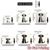 2D Flat Printing 2pcs Party Curtain Cute Black Lab Puppy Digital Printed Polyester Drapes Festive Holiday for Photo Booths