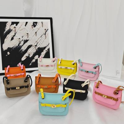 New Gypsy Small Square Messenger Mini Bag Contrasting Colors DIY Versatile Mini Mouth Red Envelope Key Bag Car Pendant