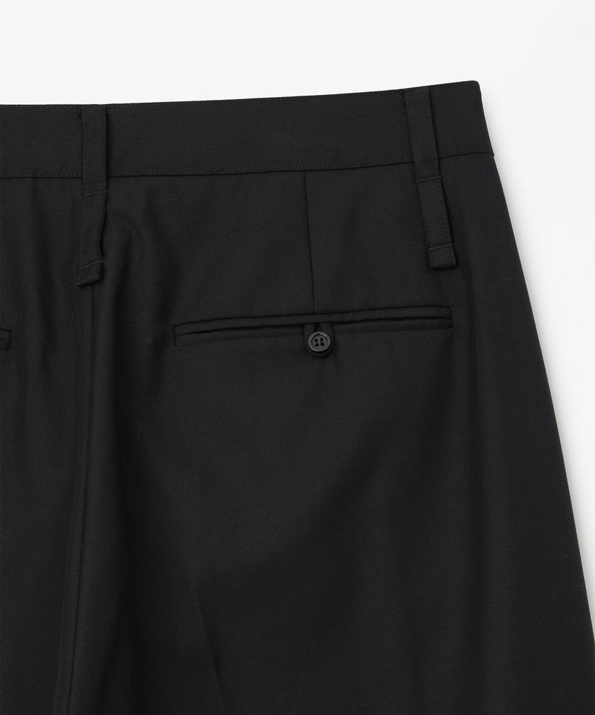 MILLO WOMEN Zipper Wide Trousers [Black]