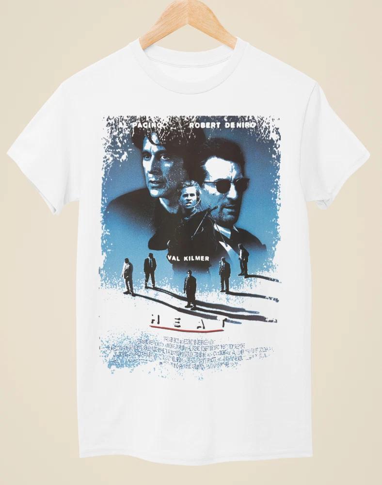 Heat Movie Poster Inspired Unisex White TShirt S