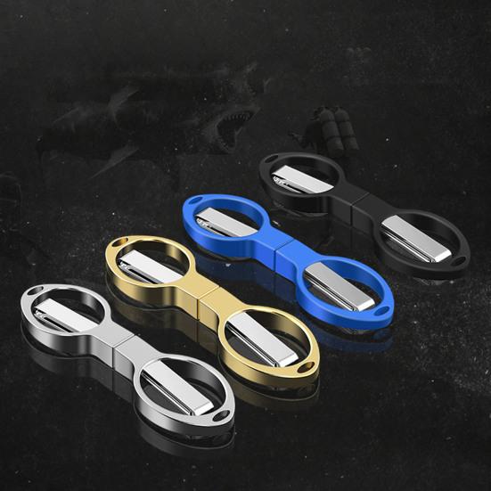 Fishing Scissor Mini Retractable Carbon Steel Folding Fishing Line Cutter for Outdoor Camping