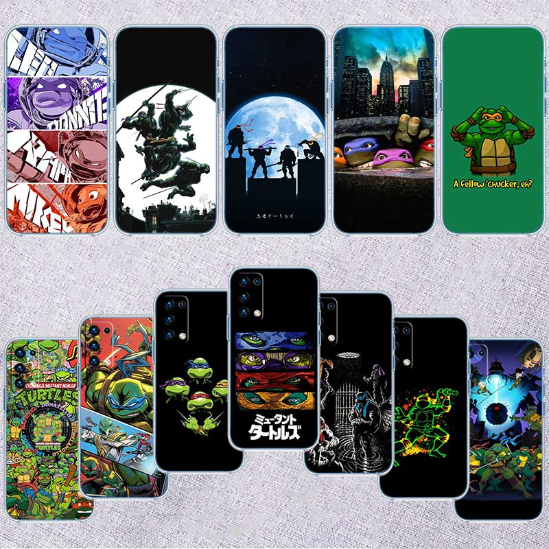 NH46 TMNT Transparent Phone Case for Motorola Moto G7 G8 G9 G84 G85 G73 G24 G15 Z2 Play Power Plus