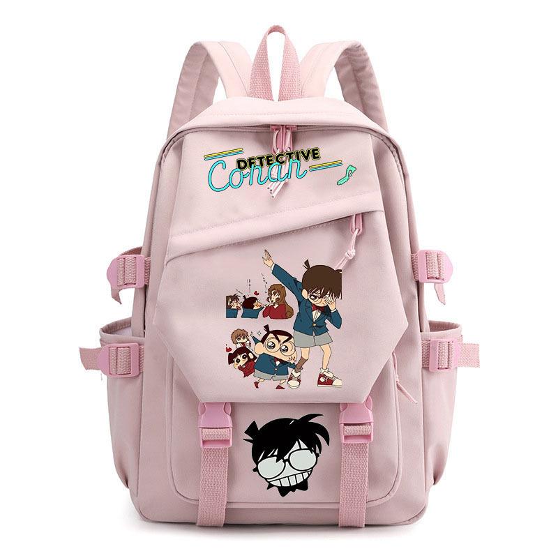 Anime Conan schoolbag children's backpack primary school bag male and female junior high school students college students campus backpack