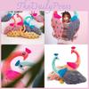 Animal Peacock Plush Toy With Fluffy Fabric For Kids Playroom And Doll Gifts