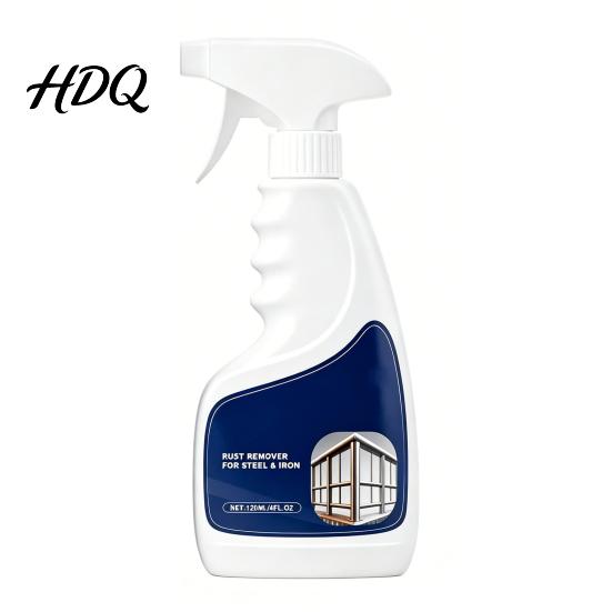 Rust Stain Remover Spray 1/2Pcs 120ml Iron Eraser Spray Automotive Parts Fast Acting Removal Remover Powerful for Metal Stainless Steel Copper 1pc