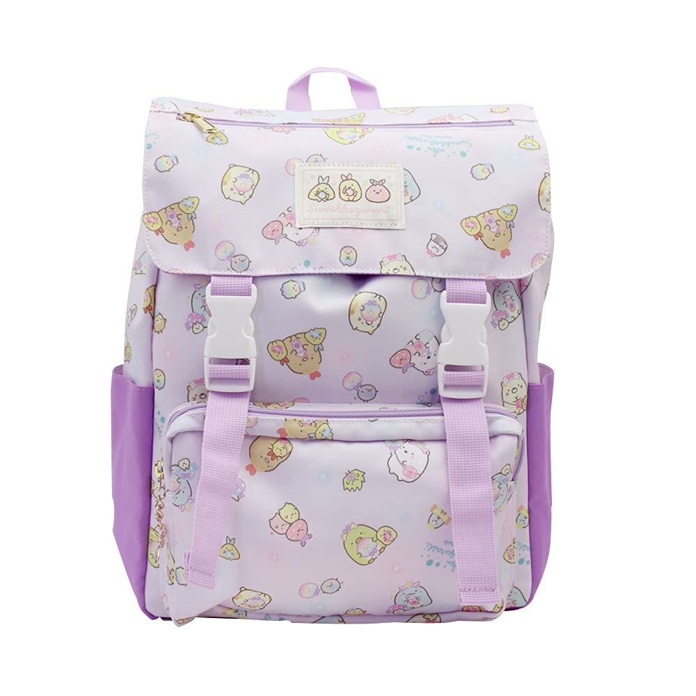 

Рюкзак з клапаном Sumikkogurashi з брелоком-стрічкою (фіолетовий)