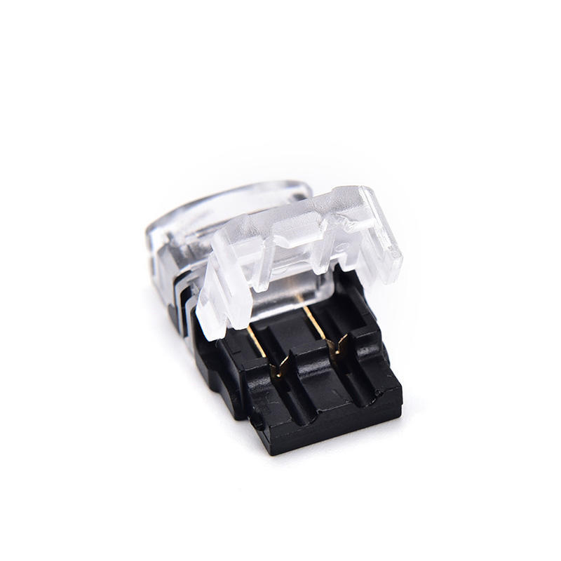 1Pcs 2 Pin Led Strip To Wire Connector 8Mm/10Mm Tape Light Connector Conductor