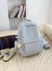 Cream Style High Aesthetic and Large Capacity Backpack for Women, Middle and High School Students, Backpack for College Students