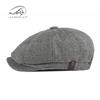 Men's Octagonal Beret: Spring/Summer Linen-Like Duckbill Cap, Retro Casual Unisex Hat