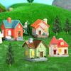 Small Space Decoration Mini House Figurine Resin Model Fairy Garden Miniature Building Moss Landscape Craft Decor for Diy Home