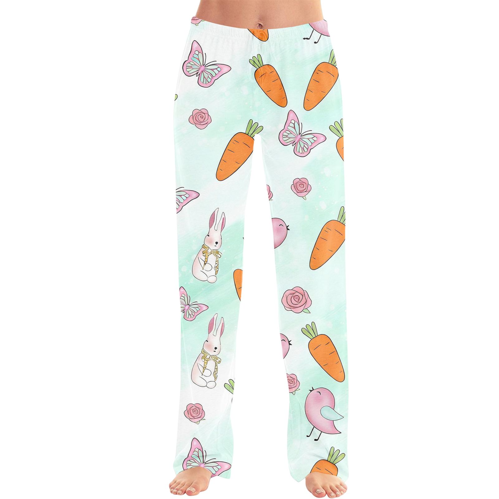 

Men s Easter Fashion Printed Casual Straight Leg Pants XL кавун червоний колір