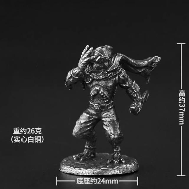 

Handmade White Copper Night Owl Troop Miniatures, Fantasy Owl Soldier Figurines, Tabletop RPG Game Pieces, Gift for Men