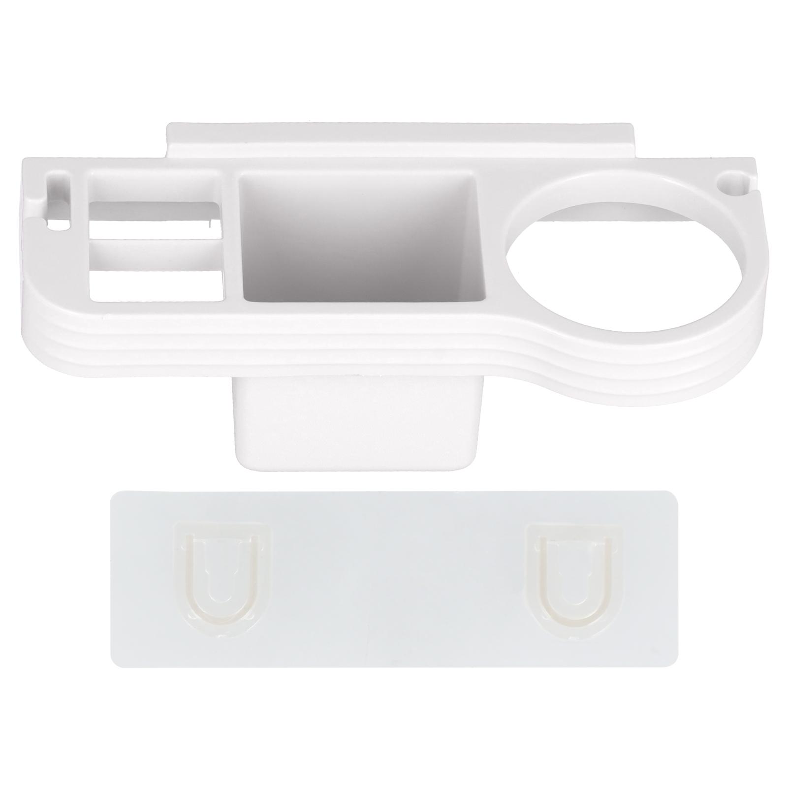 

Кронштейн для фена без перфорации, держатель для вьющихся волос без помощи рук для ванной комнаты, стойка для хранения инструментов для волос, розовый белый