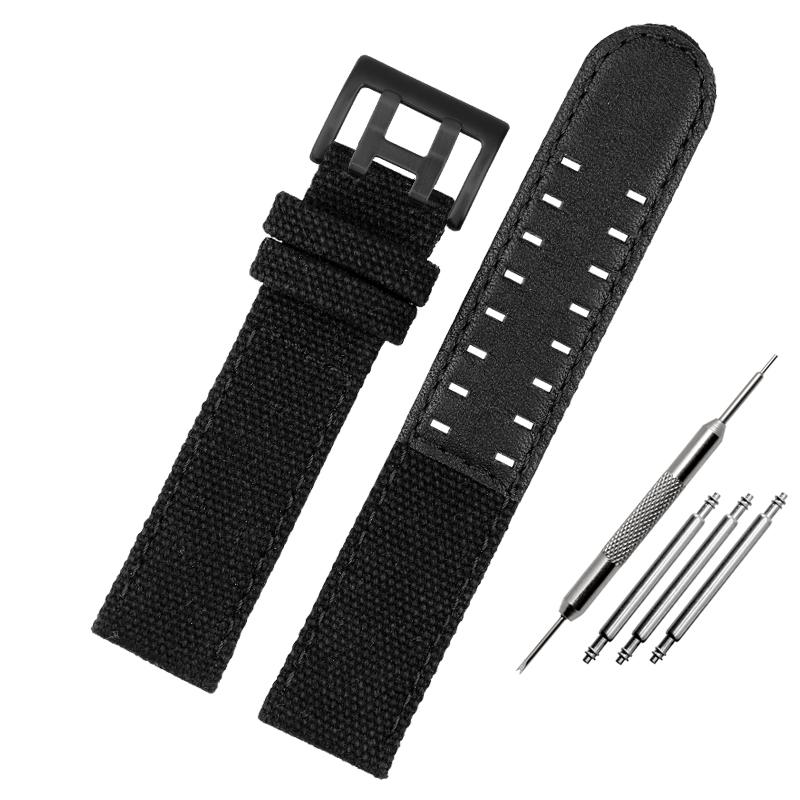 Per Orologio Hamilton Khaki Field h760250/h77616533/h70605963 H68201993 Cinturino Orologio Pelle Vera Nylon Uomo Cinturino Orologio 20mm 22mm