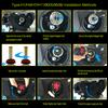 Car LED Headlight Kit H4 H7 9006 9005 H11 300W 6000K Bright Headlight Bulbs Lamp G7 30000LM XNC