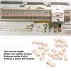 25pcs Knitting Needle Stoppers Reduces Friction Plastic Knitting Needle End Caps For LKS100 LK150 GK370