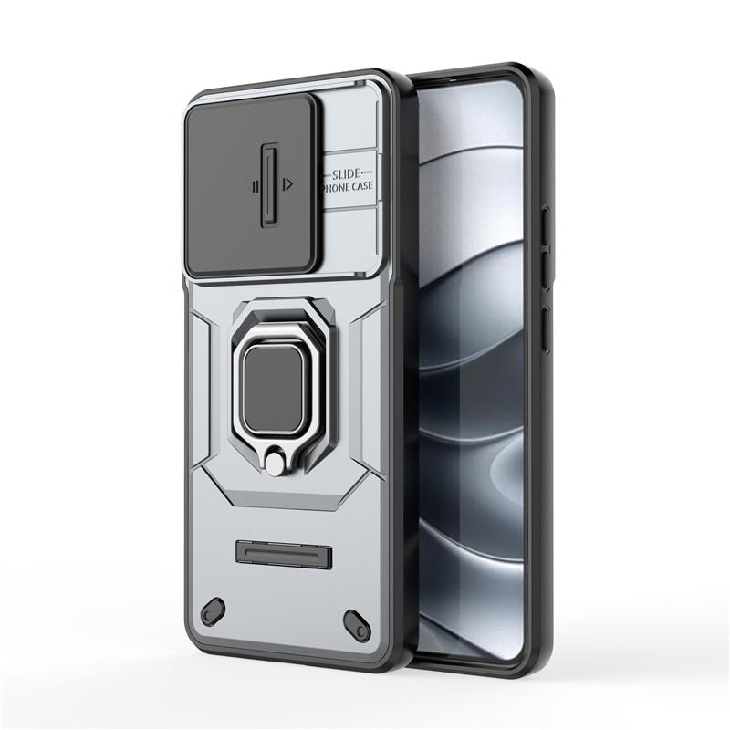 

For Xiaomi Redmi Note 14 5G Case Redmi Note 14 Cover Slide Camera Protector Bumper Holder Phone Case Redmi Note 14 Pro Plus Note144G 24117RN76G серый