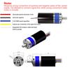 Brushless DC Motor Mechanical Parts Metal Gear 36MM High Torsion Low Noise Wear Resistant 12V