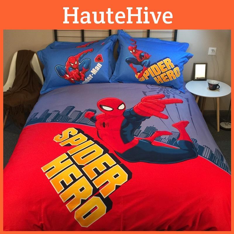 Spiderman 3D Bettwäscheset Bettdecke Doona Steppdecke Bezug Bettset Kissenbezug Laken Eigenschaften Premium Qualität Polyester Für Ultimativen Komfort Und Stil