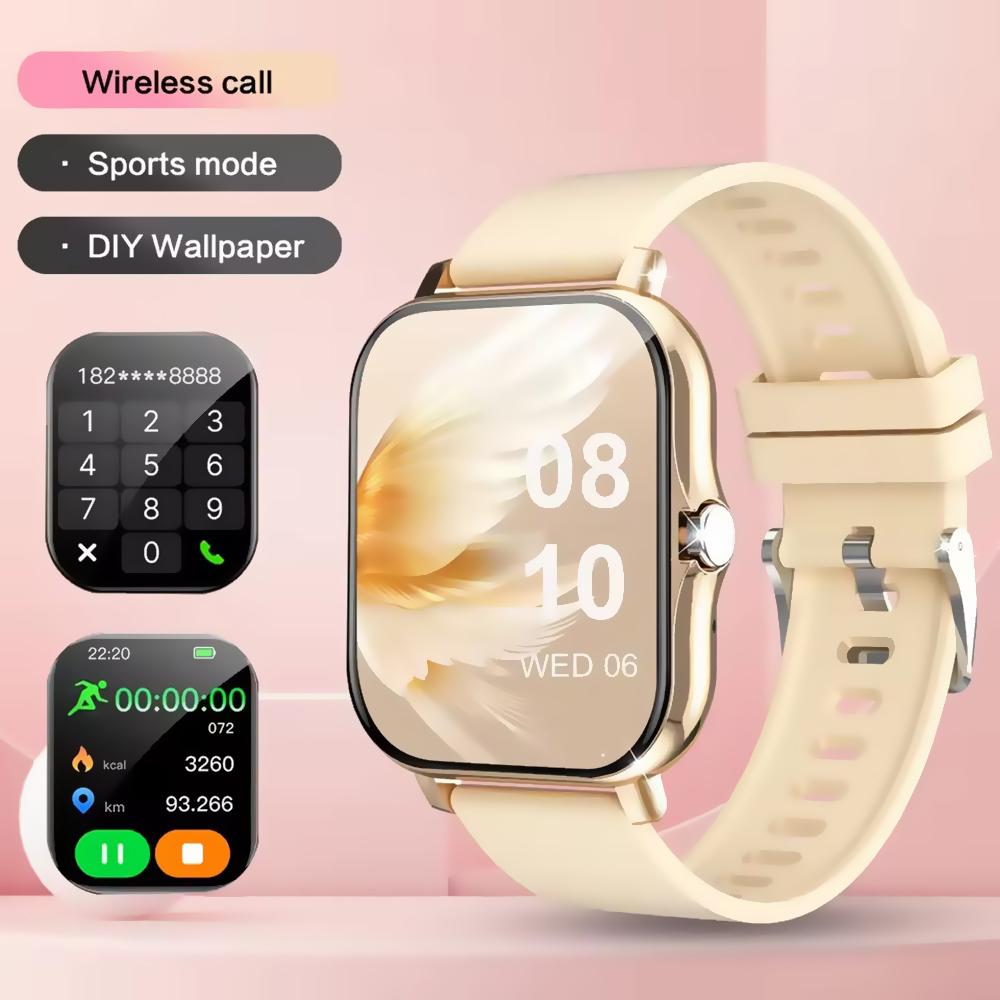 New Smartwatch BT Call Health&Sleep Monitor 1.83'' HD Screen Smart Watch Waterproof Fashoin Sports Bracelet For Women Men HW12