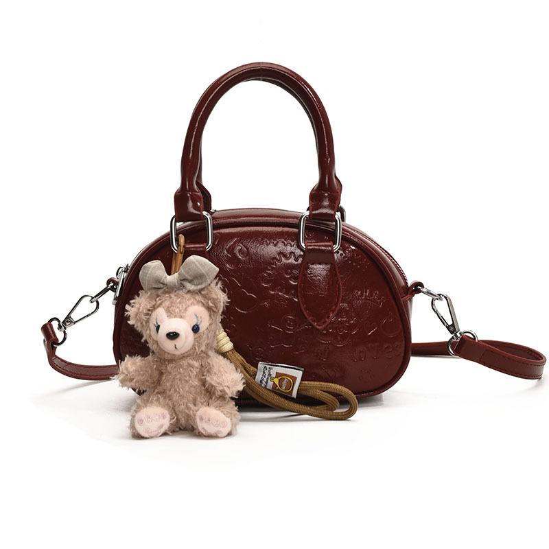 High-end Small Bag Women's New Popular Versatile Messenger Bag Fashionable Portable Bowling Bag